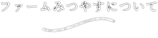 ファームみつやすについて about